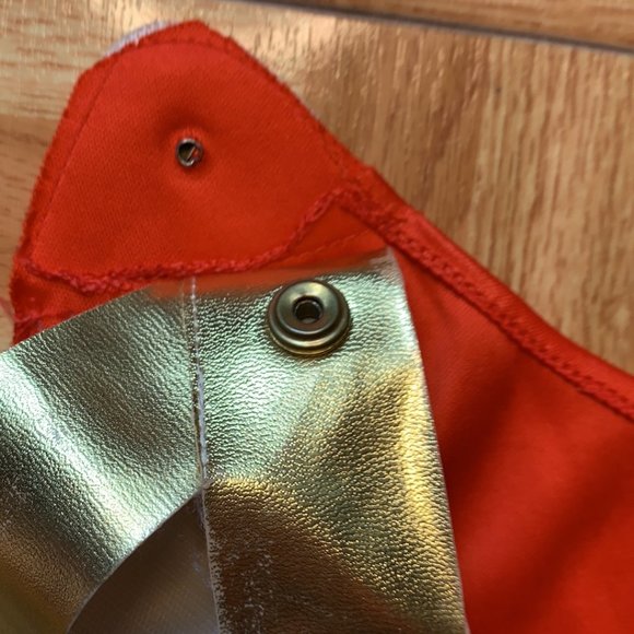 Donated Roman Gladiator Dress w/ Cape Halloween Costume -  Adult OS UC - Picture 4 of 11